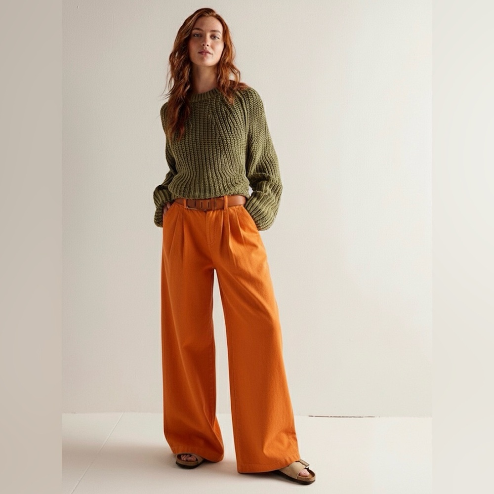 We The Free People Mid-Rise Equinox Denim Trousers Size 27